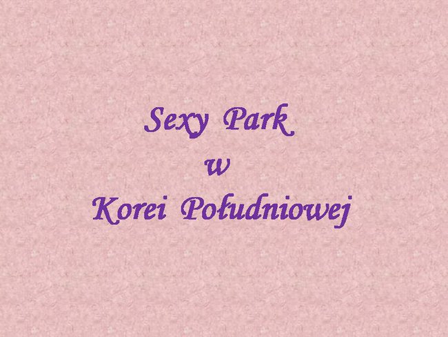 sexy park