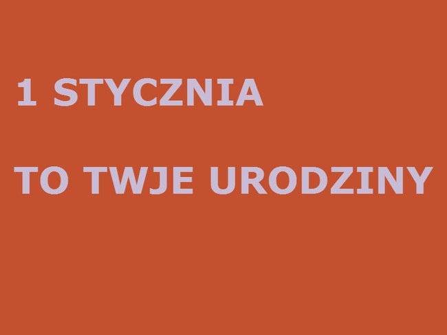 Wszystkiego najlepszego!