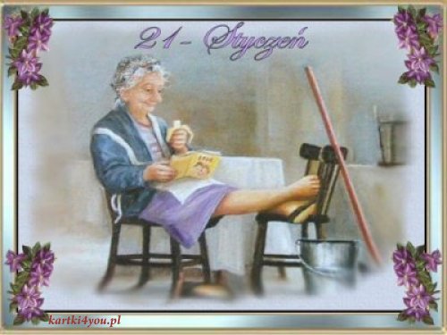 Kochanej Babci W dniu Swieta 21 Styczen.