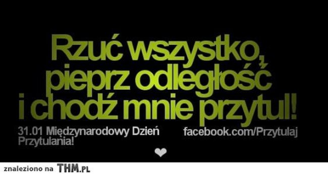 Międzynarodowy Dzień Przytulania - 31 Stycznia