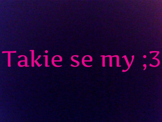 Takie se MY