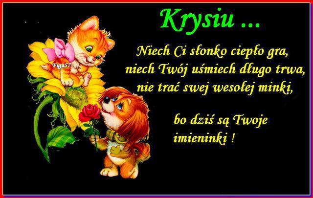 Dla Krysieńki z okazji imienin - Natalia