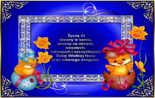 Zblizaja sie Swieta Wielkanocne.