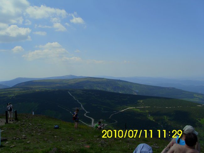 Wędrówki babci S.  Spacer na Śnieżkę