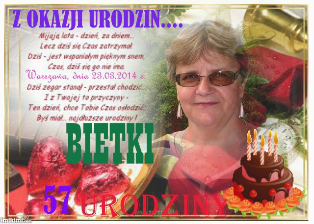 URODZINY ELŻBIETKI W. Z LUBLINA...