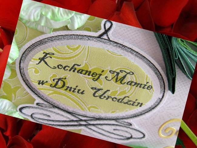 MAMUŚ DLA CIEBIE W DNIU TWOICH URODZIN