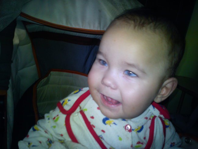 Mój wnusio Szymuś.