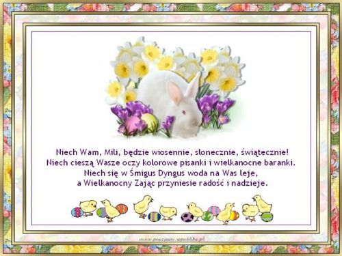 Zdrowych i Wesolych Swiat zyczy Janinka z rodzinka