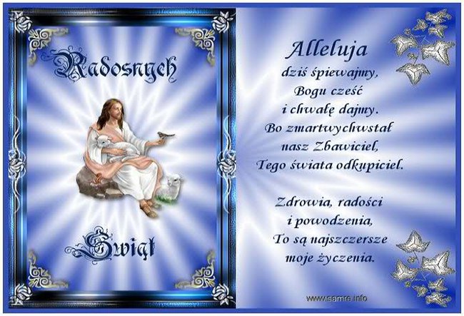 WESOŁYCH ŚWIĄT WIELKANOCNYCH..