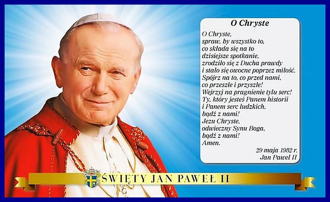BŁOGOSŁAWIONY JAN PAWEŁ II