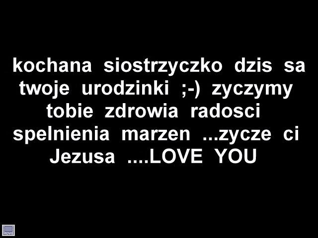 100  lat  kochana  siostrzyczko  kochamy  cie  ...