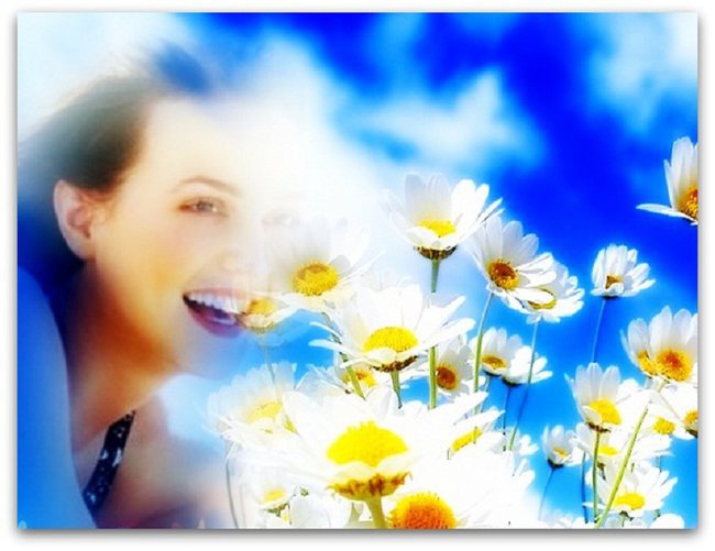 POZDRAWIAM WIOSENNIE....Białe majowe bzy