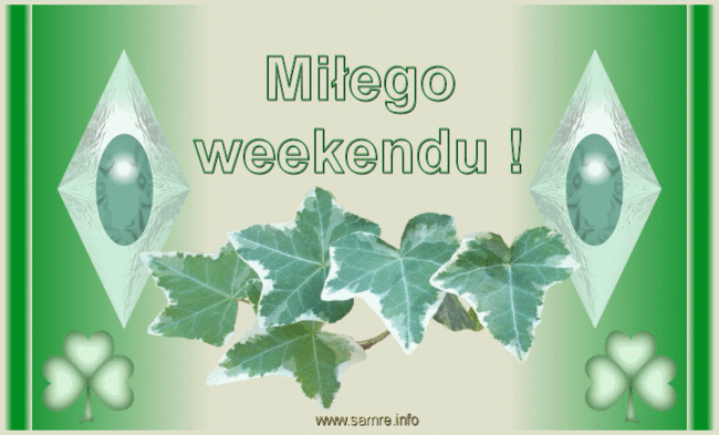 MILEGO WEEKENDU.