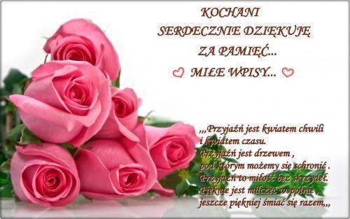 Dziękuję za pamięć