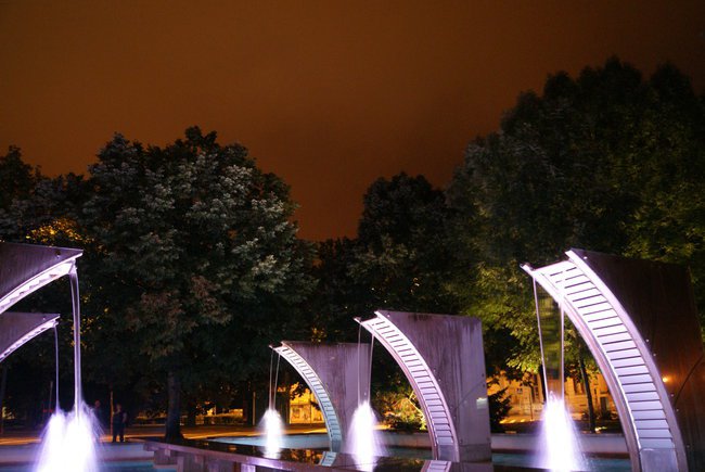 Fontanna na Placu Zwycięstwa w Szczecinie