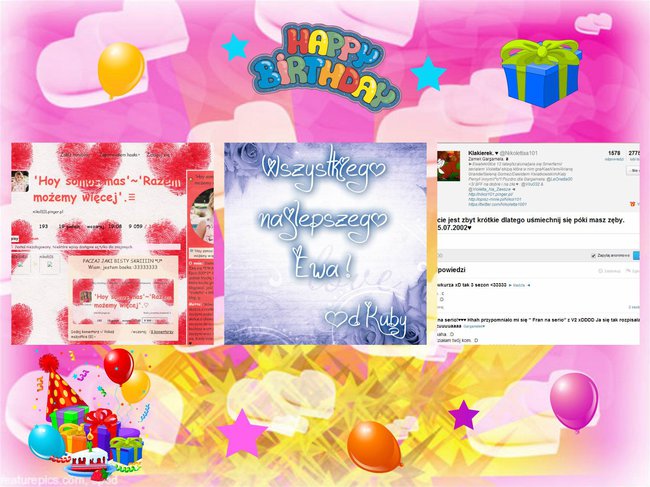 Urodzinki Ewki *O* *O*