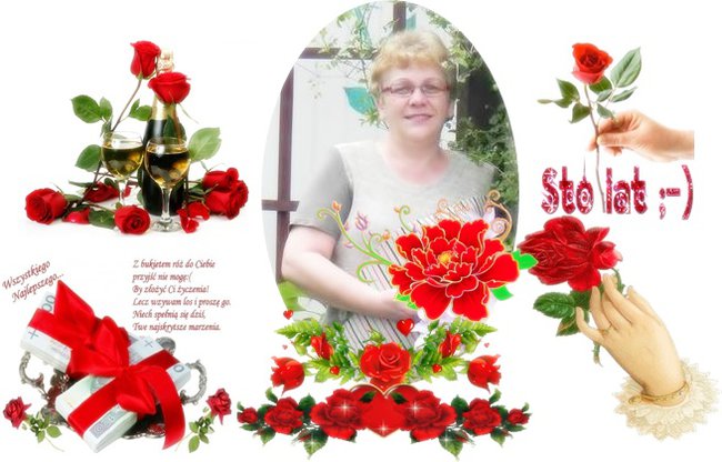 WITAM URODZINOWO HALINKA.