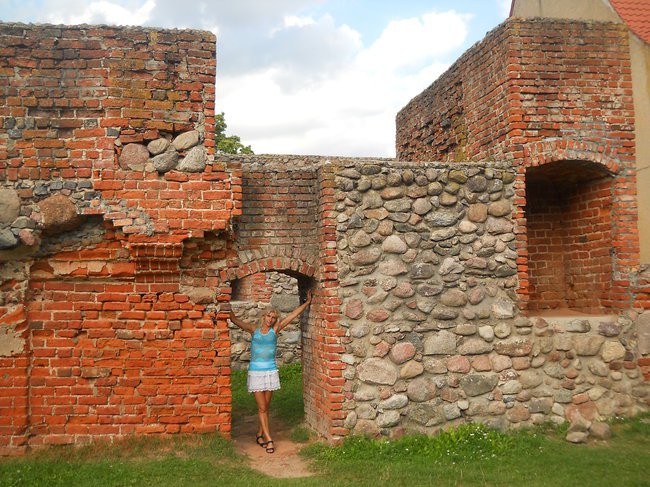 Urok ruin  w Szczytnie i czar mazurskich jezior-lato 2014