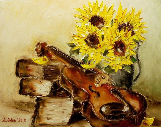 DZIEWCZYNA ZE SKRZYPCAMI...