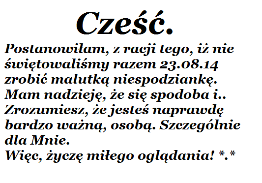 Kocham Cię.