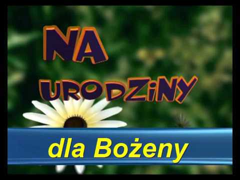 Bozenko z najlepszymi życzeniami od -Basi
