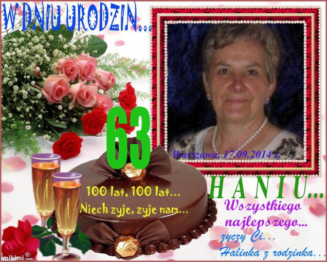 URODZINY HANI K. Z WOŁOMINA K/WARSZAWY...