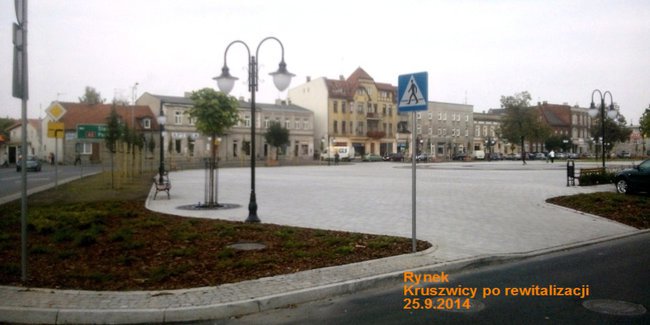 Rynek Kruszwicy po rewitalizacji