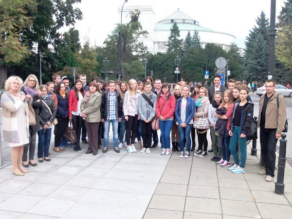Z młodzieżą Radziejowa w Sejmie