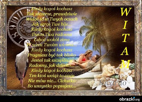 Ewuni Memu Kochaniu Rysiu..