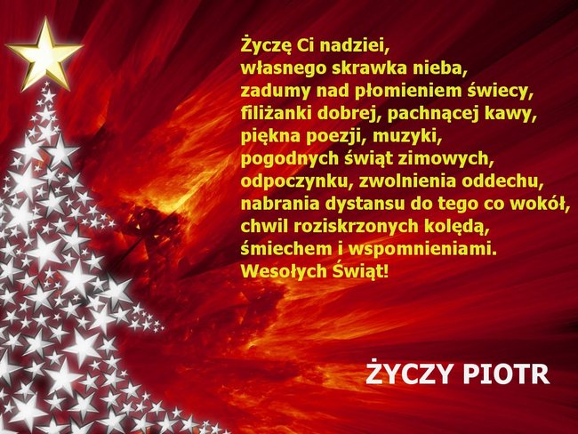 WESOŁYCH SWIĄT,,,