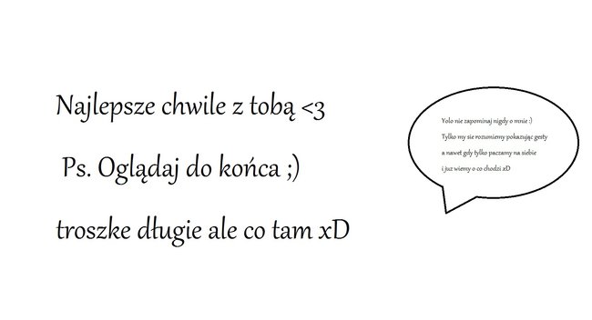 Przyjaźń z tobą na zawsze :3