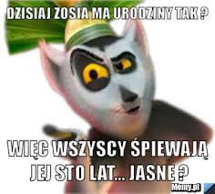 DLA ZOSI W DNIU URODZIN