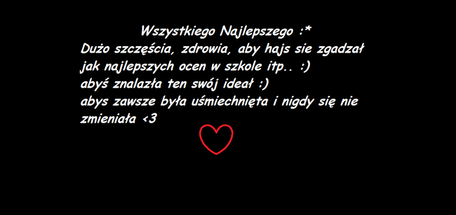 NAJLEPSZEGO :*