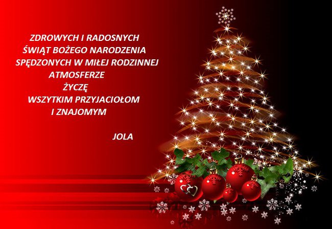 ZDROWYCH I RADOSNYCH ŚWIĄT BOŻEGO NARODZENIA