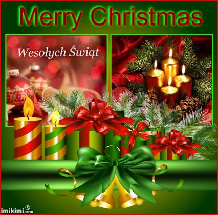 WESOŁYCH  ŚWIĄT DLA PRZYJACIÓŁ Z FB