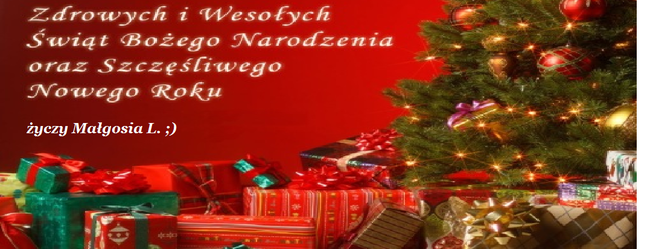 Wesołych Świąt Bożego Narodzenia:)