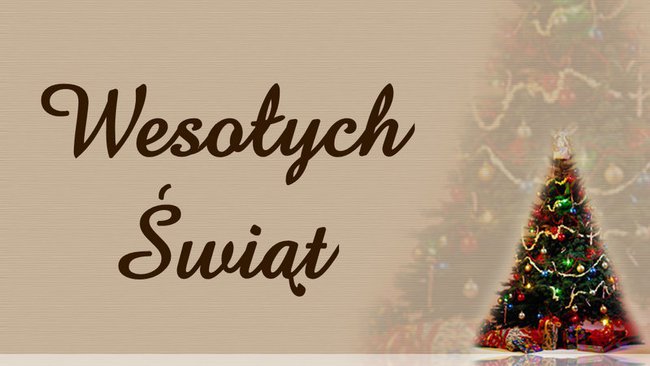 Wesołych Świąt..
