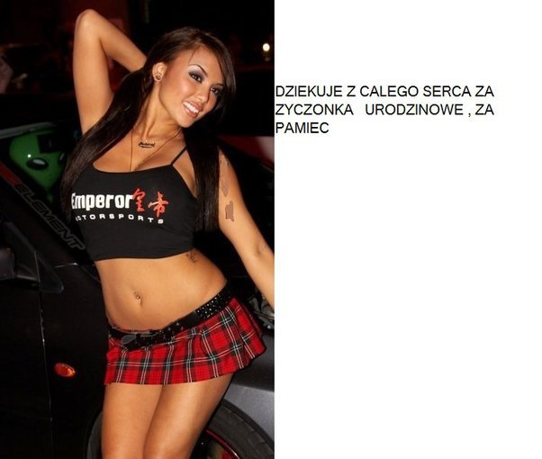 PODZIEKOWANIA DLA PRZYJACIOL