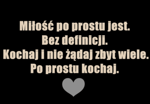 TO TYLKO MIŁOŚĆ...........