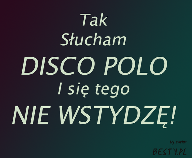 słucham disco polo