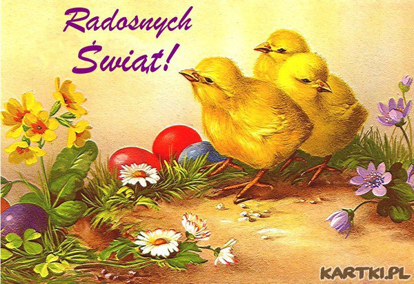 WESOLYCH SWIAT KOCHANI WAM ZZE OTULAJAC WAS SERDUSZKIEM .SMACZNEGO JAJECZKA.