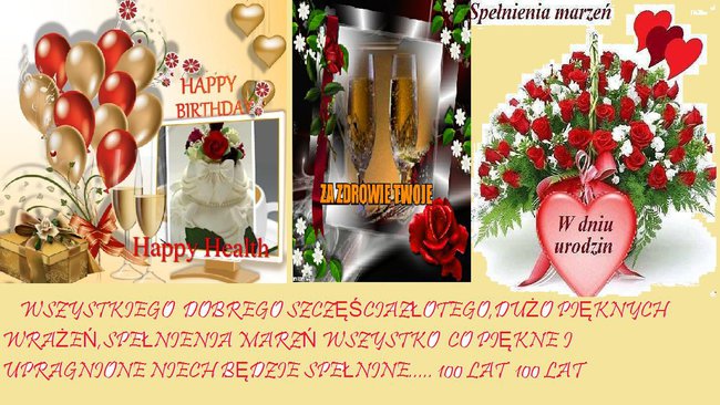 URODZINY KOLEŻANKI JANECZKI   100LAT