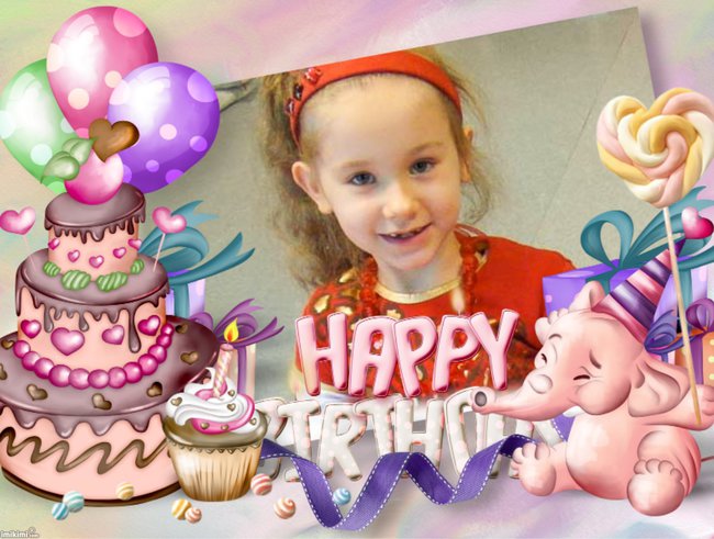 6 -E URODZINY MOJEJ WNUSI:))