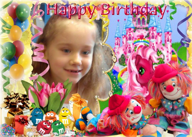 Życzenia na 6-te  urodziny mojej KOCHANEJ CÓRECZKI WIKTORII :)