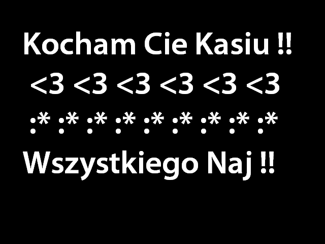 Bo Kocham cię