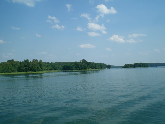 Polskie piękne Augustowskie jeziora.