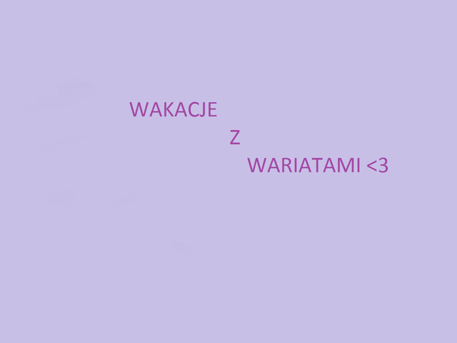 Wakacje