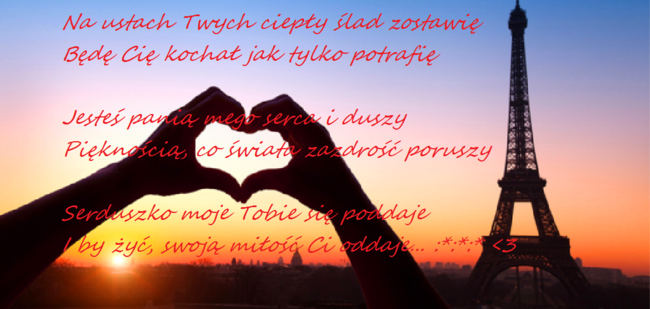 Dla ciebie kochanie:*:*:*