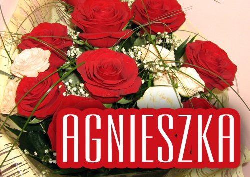 WSZYSTKIEGO CO NAJLEPSZE AGNIESZKO!!!!