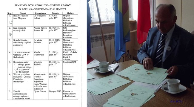 Kolejny semestr w KDUTW w Radziejowie